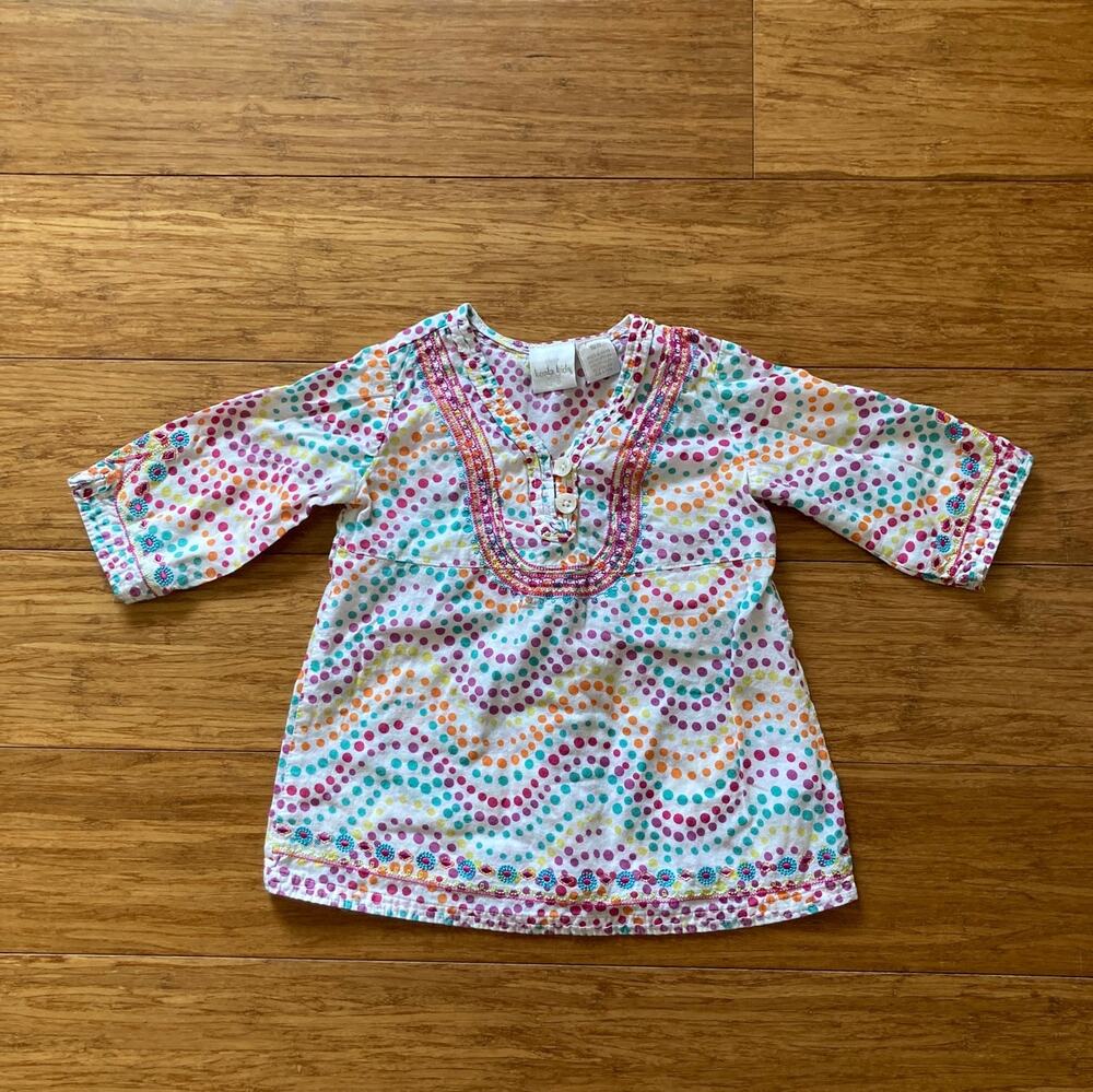 Koala Kids Colorful Polkadot Tunic Top, Size 18M